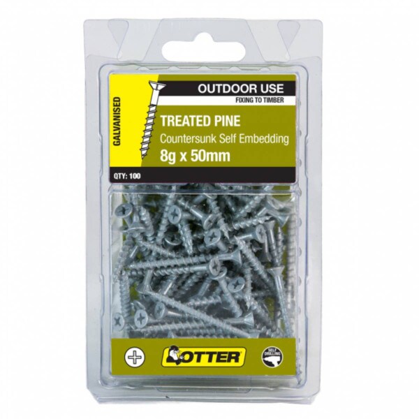 Treated Pine Galvanised 10G QTY 100